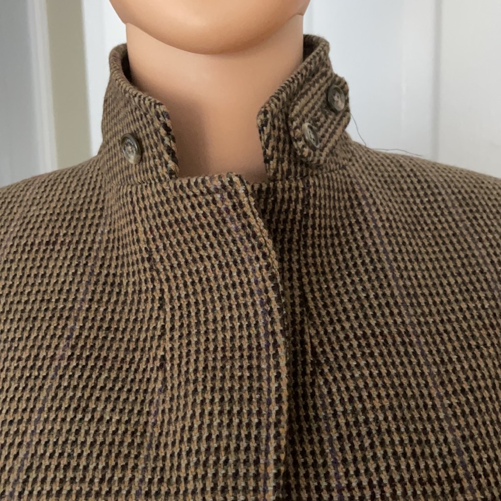 Lauren Ralph Lauren Equestrian Houndstooth Wool Blazer Size 10 - Picture 8 of 14